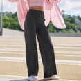 thumbnail image 4 of cfhntfmh Joggers pour Femmes à Cordon Taille Haute Extensibles Bas Resserré Pantalons avec Poches pour Entraînement Course, 4 of 6