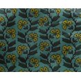 thumbnail image 4 of oneOone Georgette Viscose Fabric Leaves & Floral Block Print Fabric BTY 42 Inch Wide, 4 of 4