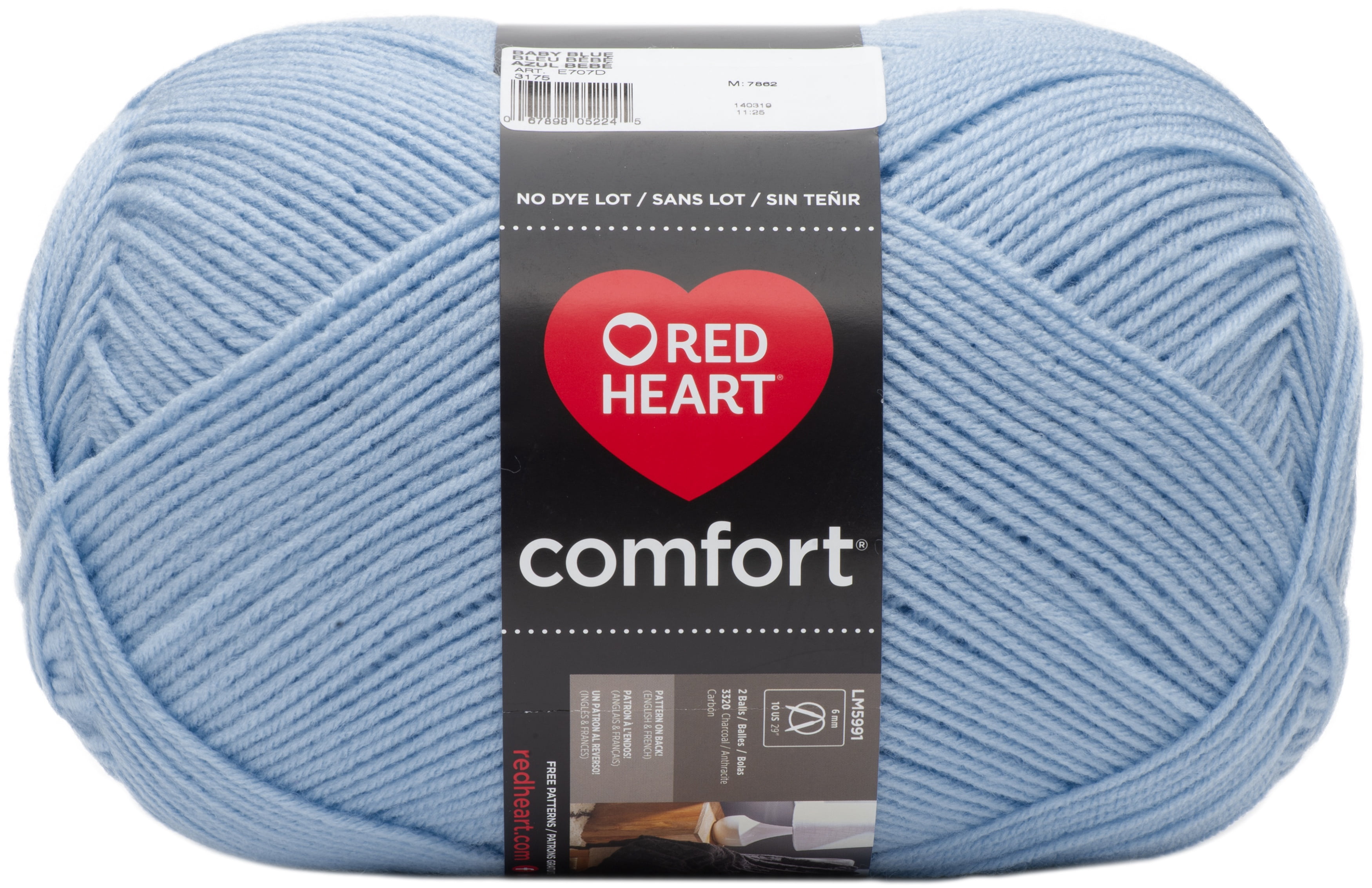Red Heart® Fil Comfort®, Solide, Acrylique #4 Moyen, 16oz/454g, 867 Yards