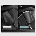 thumbnail image 4 of Dvkptbk Folding Umbrella Portable Windproof Compact Travel Umbrella LED Flashlight Handle Auto Umbrella with Reflective Tape Aluminum Alloy Umbrella Camping & Hiking, 4 of 9