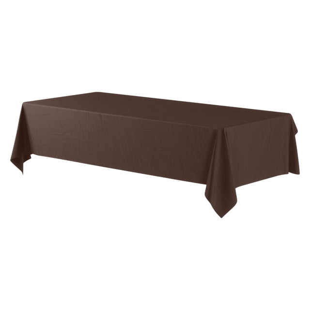 Cagogo under $5 Disposable Tablecloth, Disposable Plastic Tablecloths for Parties Events, Rectangular Table Cover for Picnic Birthday Wedding, Waterproof Table Protector