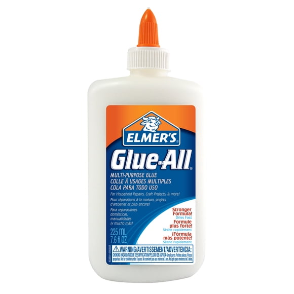 Elmer's Glue-All Multi-Purpose Glue, Strong Formula for Household Repairs and Craft Projects, 225 mL