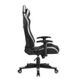 thumbnail image 4 of Posh Living Kimberlyn Faux Leather Game Chair Grey, 4 of 9