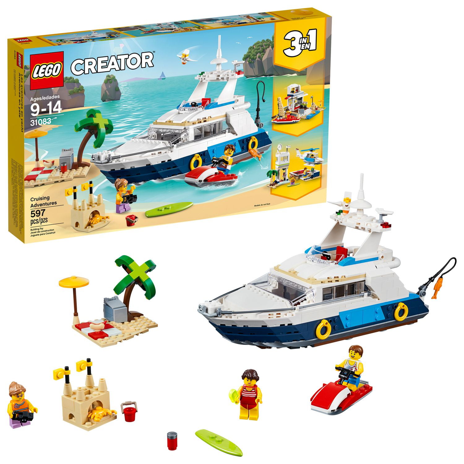 LEGO Creator - Les aventures en yacht (31083)