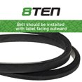 thumbnail image 3 of 8TEN Drive Belt for Toro ProLine Commercial Walk-Behind 1-323745 810-CBL2621T, 3 of 4