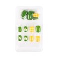 thumbnail image 1 of ziyahi False Nail Wearable Perfect Matching Simple to Wear No Irritating Odor Fake Fingernail Breathable Press Type Adjustable Paster Type 16 Type 10 F741 1Set, 1 of 6