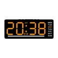 thumbnail image 2 of Cagogo under $5 Digital Alarm Clock, Digital Alarm Clock with Date Temperature, LED Display Electronic Clock, Bedside Nightstand Clock, Dual Power Battery Electric, Adjustable Brightness Clock, 2 of 6