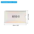 thumbnail image 2 of Uxcell RFID Blocking Sleeves Identity Theft Prevention Credit Cards Secure Protector Holders Sleeves Silver 12 Pack, 2 of 6