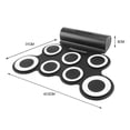 thumbnail image 3 of LOVEVER Clearance 7 Pad Roll Up Drum Kit Portable Hand Roll Drum Kit Best Gift, 3 of 9