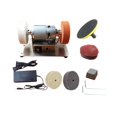 thumbnail image 1 of Almencla Mini Bench Grinder Bench Grinding Tool DIY Supplies Multifunction Sturdy Benchtop Sander Polisher for Tabletop Edge Polishing F, 1 of 8