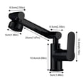 thumbnail image 1 of JJKBVCLO Kitchen Faucet Faucet Hot And Cold Water 360° Rotating Faucet Nozzle 2 Kinds Of Water Mode Bathroom Faucets, 1 of 8