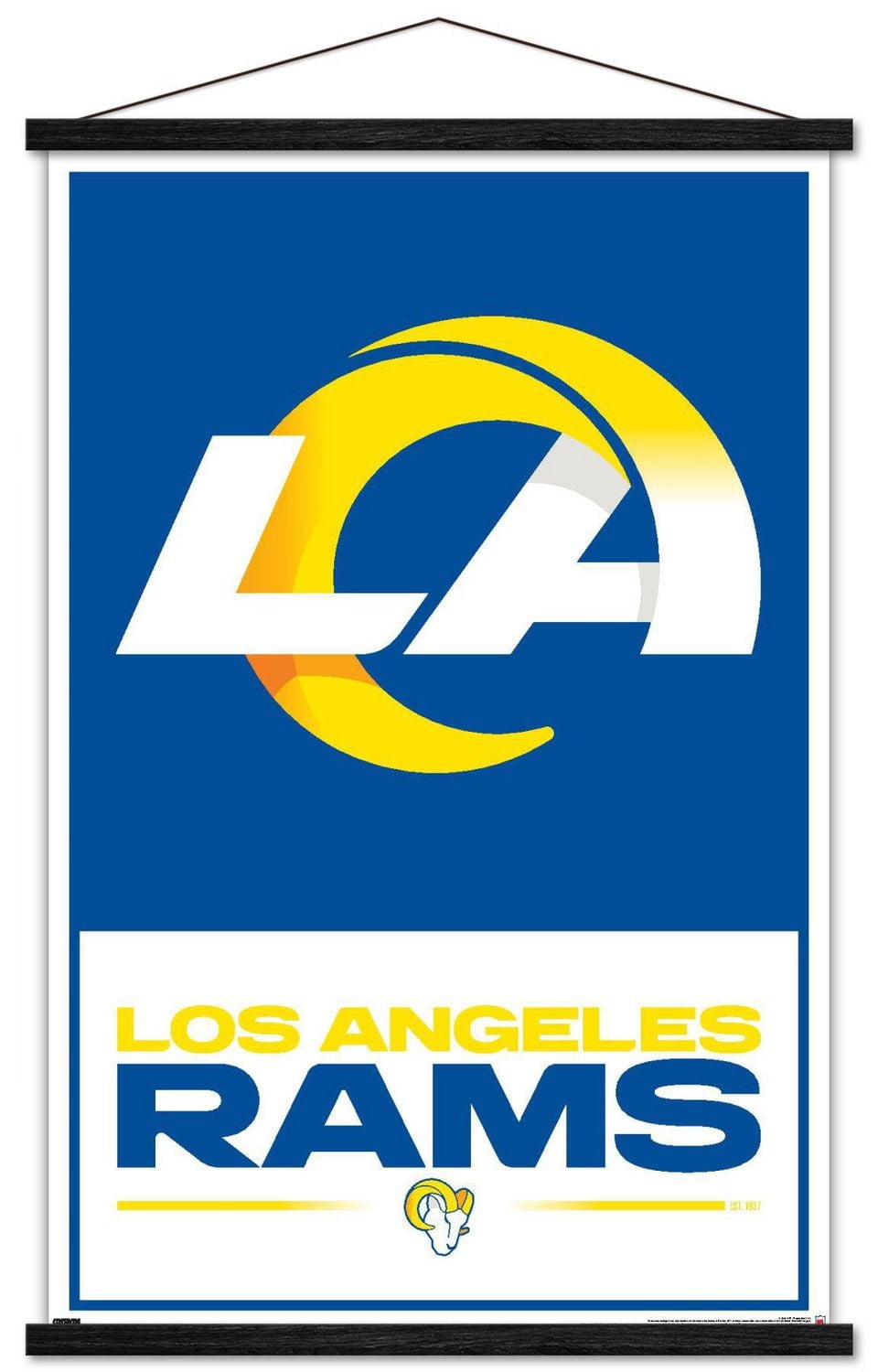 NFL Los Angeles Rams - Logo 21 Wall Poster
