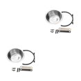 thumbnail image 3 of Maytalsory Reduce Spills And Mess Disassembled Pet Bowl Silver With Convenient 13CM 2Set, 3 of 6