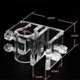 thumbnail image 4 of Transemion Aquarium Fish Tank Filter Holder Fix Bracket Hook Water Hose Holder transparent 60x35mm 1Set, 4 of 6