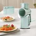 thumbnail image 5 of LSLJS Rotary Graters with Handle 5 In 1 Gourmets Cheese Graters Vegetables Slicers Manual Food Slicers with 5 Sets Replaceable Stainless Blades and Strong Suction, 5 of 5