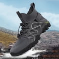 thumbnail image 4 of Chaussures Aquatiques pour Hommes Respirantes avec Lacets Élastiques Confortables pour la Randonnée en Plein Air, 4 of 6