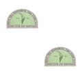 thumbnail image 4 of Youkk Bathroom Rugs Water Absorbent Floor Bath Mat Carpet Windbell Semicircle 40x60cm 2Set, 4 of 6