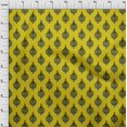 thumbnail image 3 of oneOone Viscose Jersey Fabric Leaves & Floral Block Decor Fabric Printed BTY 60 Inch Wide, 3 of 4