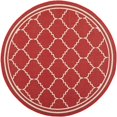 thumbnail image 1 of Safavieh Courtyard Red Indoor Outdoor Rug - Round 6'7", 1 of 1