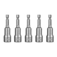 thumbnail image 1 of Youkk 5 Pieces Nut Driver Home Garage Shank Bit Electric Pneumatic Screwdriver Impact Drivers Bits Carpenter Tools 12x65mm, 1 of 6