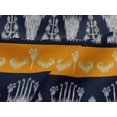 thumbnail image 4 of oneOone Viscose Jersey Fabric Ethnic Ikat Decor Fabric Printed BTY 60 Inch Wide, 4 of 5