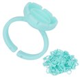 thumbnail image 1 of Quick Blossom Cup, Plastic Material Eyelash Glue Rings  For To Hold Eyelash Glue For Easy Grafting Pink,Light Blue,White, 1 of 8