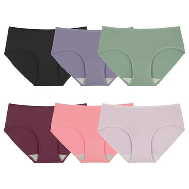 INNERSY Culottes Hipsters en Coton pour Femmes, Douces et Respirantes, pour un Confort Quotidien, Lot de 6 (L, Twilight Charm)