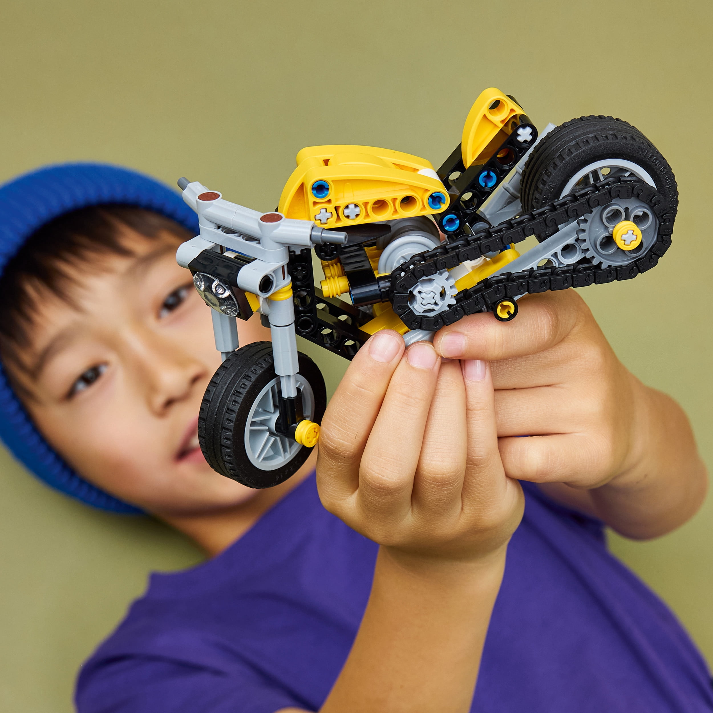 LEGO Technic La Moto Jaune, Jeu de construction 42225