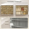 thumbnail image 4 of HOMCOM 5-Storey Wall Shelf Display Cabinet, Shot Glass Display Case, 4 of 10