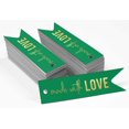 thumbnail image 2 of Inkdotpot Real Gold Foil Made With Love Text Tags Favor Hang Paper Tags 100 Pieces, 2 of 6