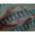 thumbnail image 4 of oneOone Silk Tabby Fabric Stripe|Swirl & Floral Block Printed Craft Fabric BTY 42 Inch Wide, 4 of 4