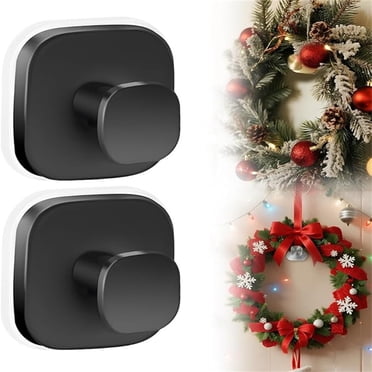 Birdeem Crochets de Couronne de Noël, Crochets à Ventouse en Verre avec Ventouse Forte pour Décorations de Vacances, Crochet en Alliage pour Fenêtres Carrelage Douche
