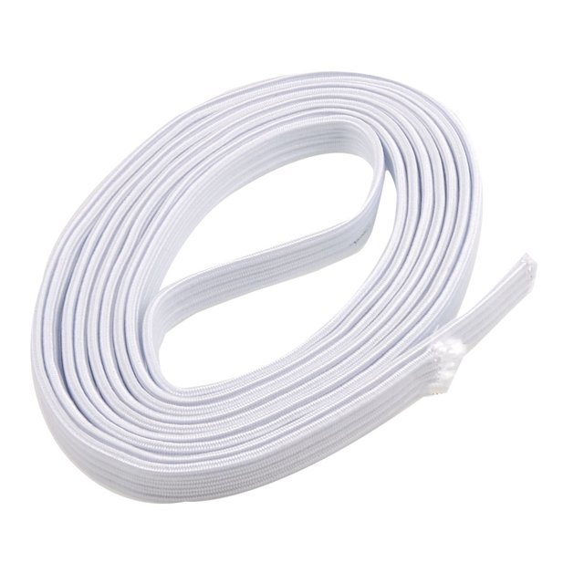 Pants Trousers Replacement White Elastic Band 2.2M 7.1Ft Length