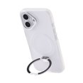 thumbnail image 4 of Artikl Lux Pro Compatible MagSafe Étui Givré avec Support pour iPhone 16 - Argent, 4 of 6