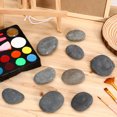thumbnail image 4 of OFFIGAM 9Pcs Pebble Stones Kids Flat Rocks for Painting and Crafts, 4 of 6