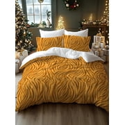 2/3pcs Leopard Print Pattern Digital Printing Brushed Duvet Cover Set, Soft & Comfortable, Suitable For Bedroom, Guest Room, Game Room, Hotel, Dormitory, Can Be Used As Gift