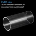 thumbnail image 4 of Unique Bargains Tuyau Acrylique Transparent Rigide Tube Rond 74mm ID 80mm OD 6 Pouces pour Lampes et Lanternes Système de Refroidissement par Eau, 4 of 6