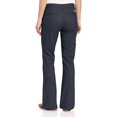 thumbnail image 2 of Dickies Womens Slim Fit Bootcut Stretch Twill Pants, 16 Regular, Dark Navy, 2 of 2