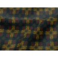 thumbnail image 4 of oneOone Viscose Jersey Fabric Check & Triangle Ikat Printed Craft Fabric BTY 60 Inch Wide, 4 of 5