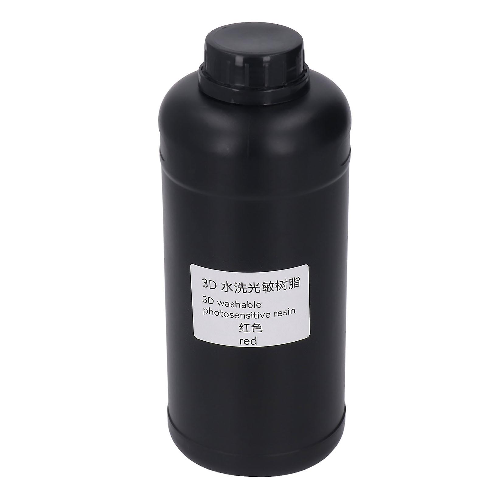 3D Printer Resin 1000ml High Strength Light Curing Water Washable Photopolymer Resin Universal for LCD DLP