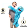 thumbnail image 3 of 30" Blue Monster Puppet, Full Body Ventriloquist Style Puppet, 3 of 6