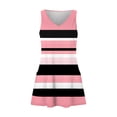 thumbnail image 4 of Pisexur Robe d'Été pour Femme, Plage, Décontractée, Sans Manches, Midi, Imprimé Floral, Débardeur, Ample, Robe Soleil avec Poche, P-2TG, 4 of 5