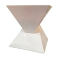 thumbnail image 1 of Giza Side Table Walnut Top with White Veneer Wood Top, 1 of 3