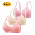 thumbnail image 2 of Yuyuzo 3PCS Push up Bras for Women Wireless Adjustable Strap Full Coverage Comfortable Everyday Bra, 2 of 3