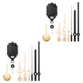 thumbnail image 4 of maskred 11 Pièces Mécanisme de Mouvement d'Horloge Murale Outils de Remplacement Arbre de Réparation à Quartz Or 2Set, 4 of 6