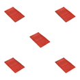 thumbnail image 1 of Youkk Polyester Chenille Bath Mat - Strong Water Absorption Exquisite Crafted Soft Texture No Shedding Orange Red 40cm*60cm 5Set, 1 of 6