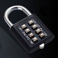 thumbnail image 3 of Cadenas à Combinaison de Mots de Passe à 8 Chiffres Valise en Alliage de Zinc Serrure Intelligente à Mot de Passe, 3 of 8
