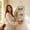 Blanc2382, variante sur LiUMX Support d'Exposition Suspendu en Bois pour Cadre Photo, Ornement de Cadre Photo Mural à 3 Cordes, Décoration Murale Maison Blanche Ou Brune pour Salon Ou Bureau