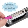 thumbnail image 4 of Uxcell #10 Standard Staples, 10 Pack 10000pcs 3/16" Leg Length Flat Clinch Chisel Point Staples, Rose Red, 4 of 6