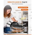 thumbnail image 4 of Gotham Steel Diamond 3-Piece Copper Cast Frying Pan Set, Nonstick Cookware, 4 of 8